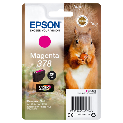EPSON 378 CARTUCCIA INK 4.1 ML MAGENTA